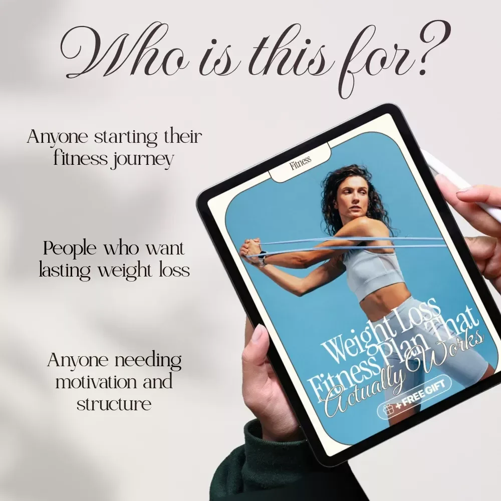 Weight Loss Fitness Plan That Actually Works | Beginner-Friendly Step-by-Step eBook | Digital Download Weight Loss Fitness Plan for Beginners
