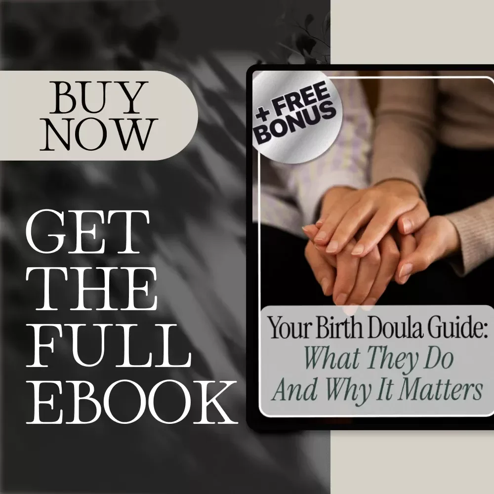 Your Birth Doula Guide: What They Do and Why It Matters | eBook for Expecting Parents | Digital Download Birth Doula What They Do Resource