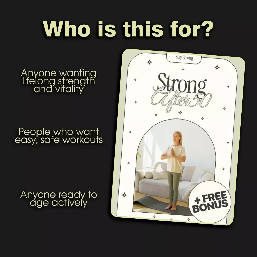Strong After 50: The Complete Guide to Workouts for People Over 50 to Stay Strong, Independent & Energized | Safe Strength Training, AI Workout Plans & Motivation Tips