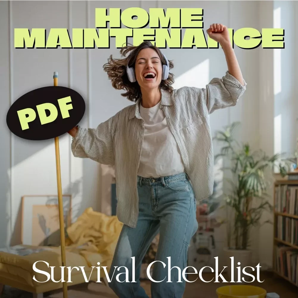 The Ultimate Home Maintenance Survival Checklist | Digital Download Guide, eBook & Printable for Homeowners, Renters & DIY Enthusiasts
