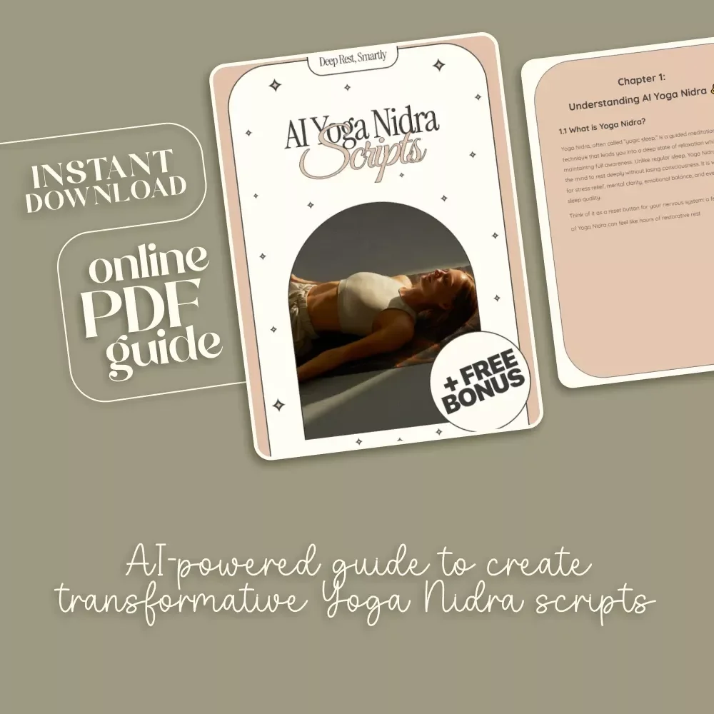 Deep Rest, Smartly: AI Yoga Nidra Scripts | Digital Guide for Creating Guided Relaxation & Meditation eBook with AI Prompts
