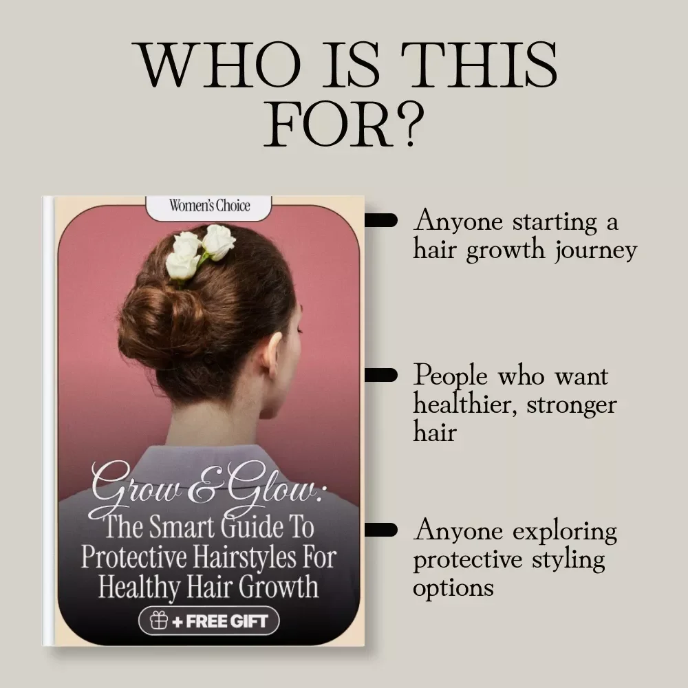 Grow & Glow: The Smart Guide to Protective Hairstyles for Healthy Hair Growth | Digital Download eBook & Hair Care Guide