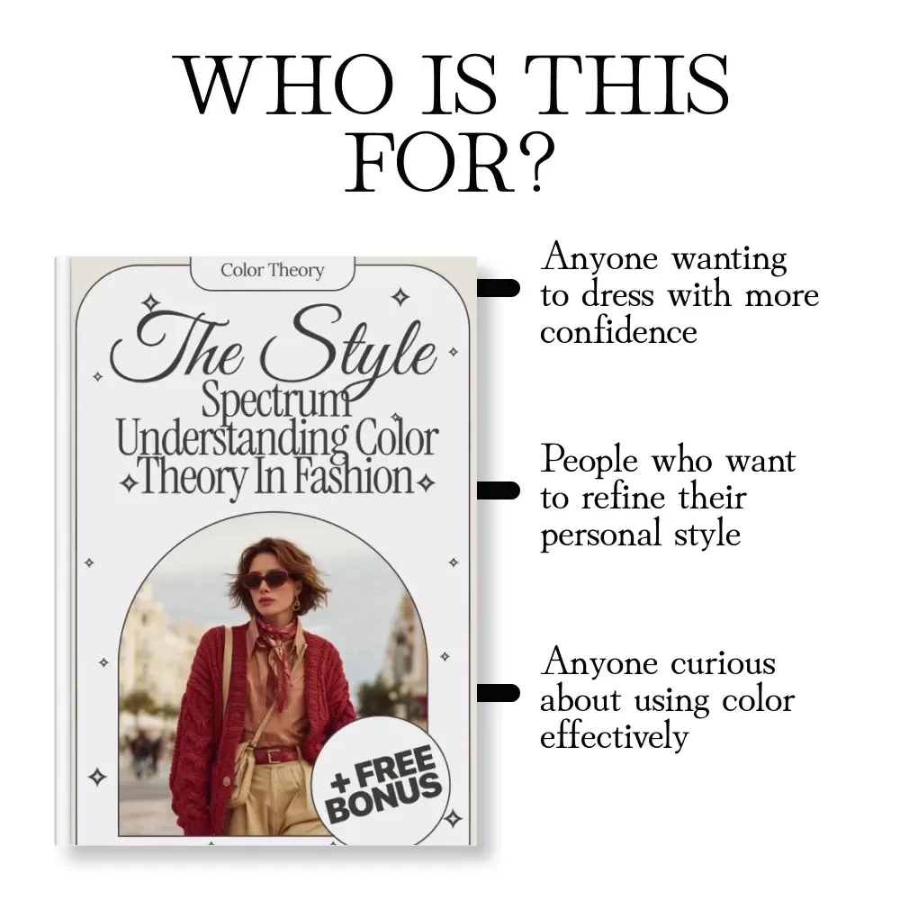 The Style Spectrum Understanding Color Theory in Fashion | Fashion Ebook | Digital Download Guide to Understanding Color Theory in Fashion for Wardrobe Styling, Outfits & Seasonal Palettes