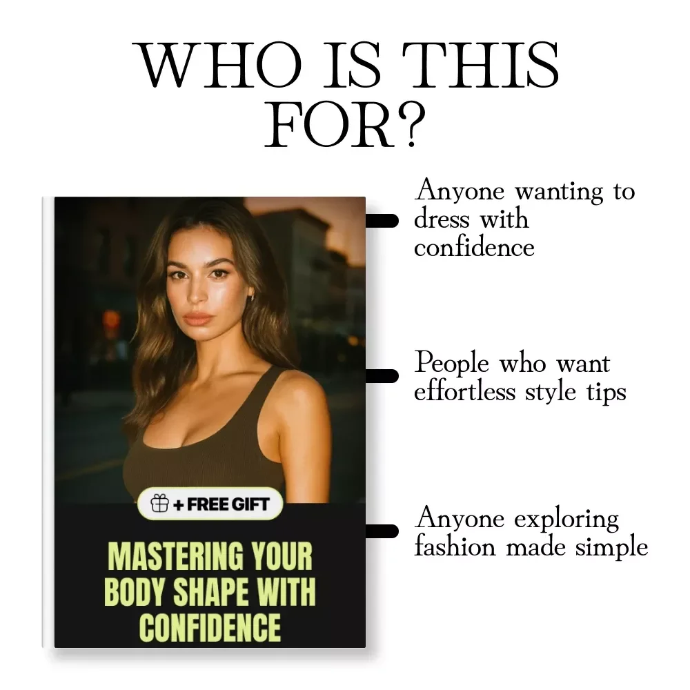 Mastering Your Body Shape with Confidence | Style Guide & eBook on How to Dress for Your Body Shape, Fashion Proportions, Outfit Balance, and Confidence in Color