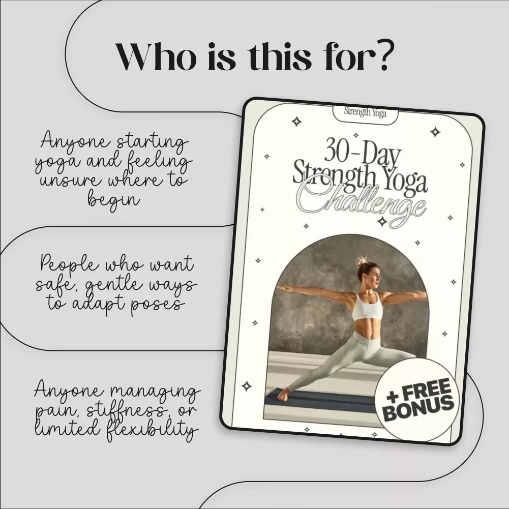 A Beginner’s Guide to Safe Yoga Modifications | Digital Download eBook for Beginners, Gentle Yoga, and Accessible Practice