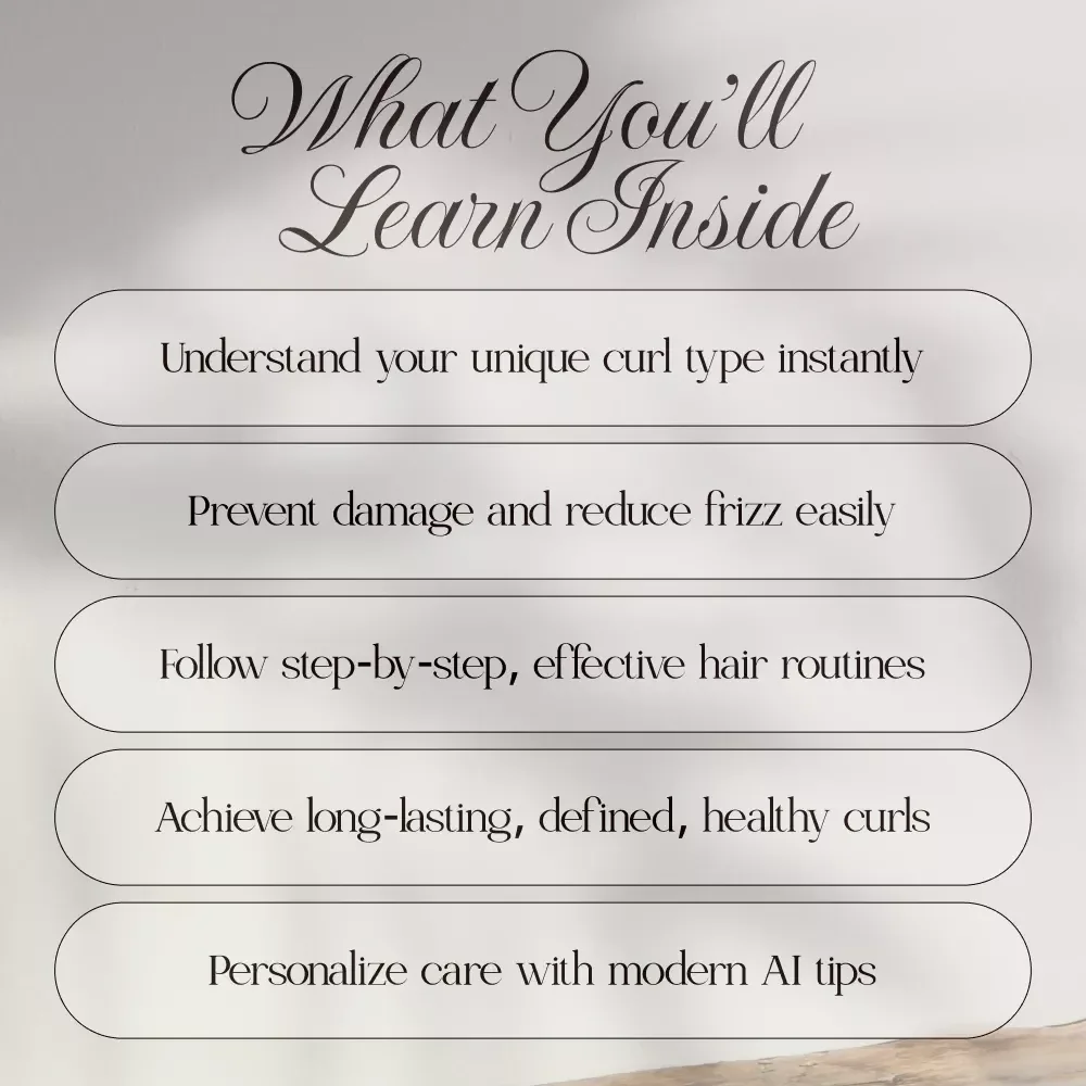 Loving and Caring for Curly Hair: Ultimate Digital Guide, eBook & Checklist for Healthy, Frizz-Free Curls