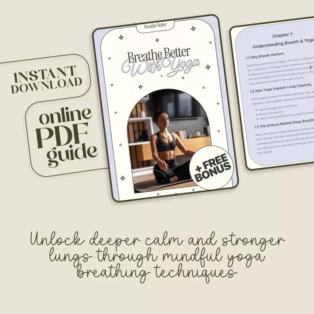 Breathe Better with Yoga | Digital Guide for Mindful Breathing, Yoga to Improve Breathing Capacity, and AI-Powered Wellness Practices