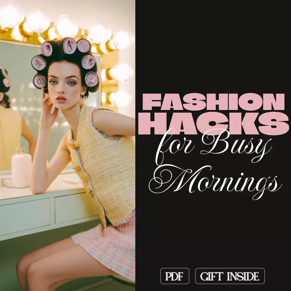 Fashion Hacks for Busy Mornings Checklist | Digital Download Wardrobe Guide, Style Hacks, Outfit Planning eBook for Women