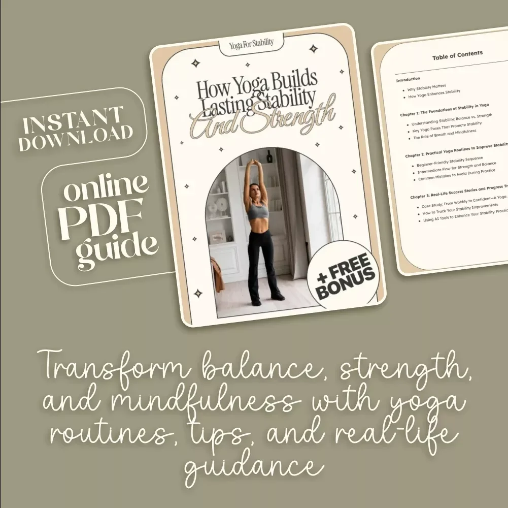 How Yoga Builds Lasting Stability and Strength | Digital Yoga Guide, eBook & Checklist for Balance, Mindfulness, and Core Strength