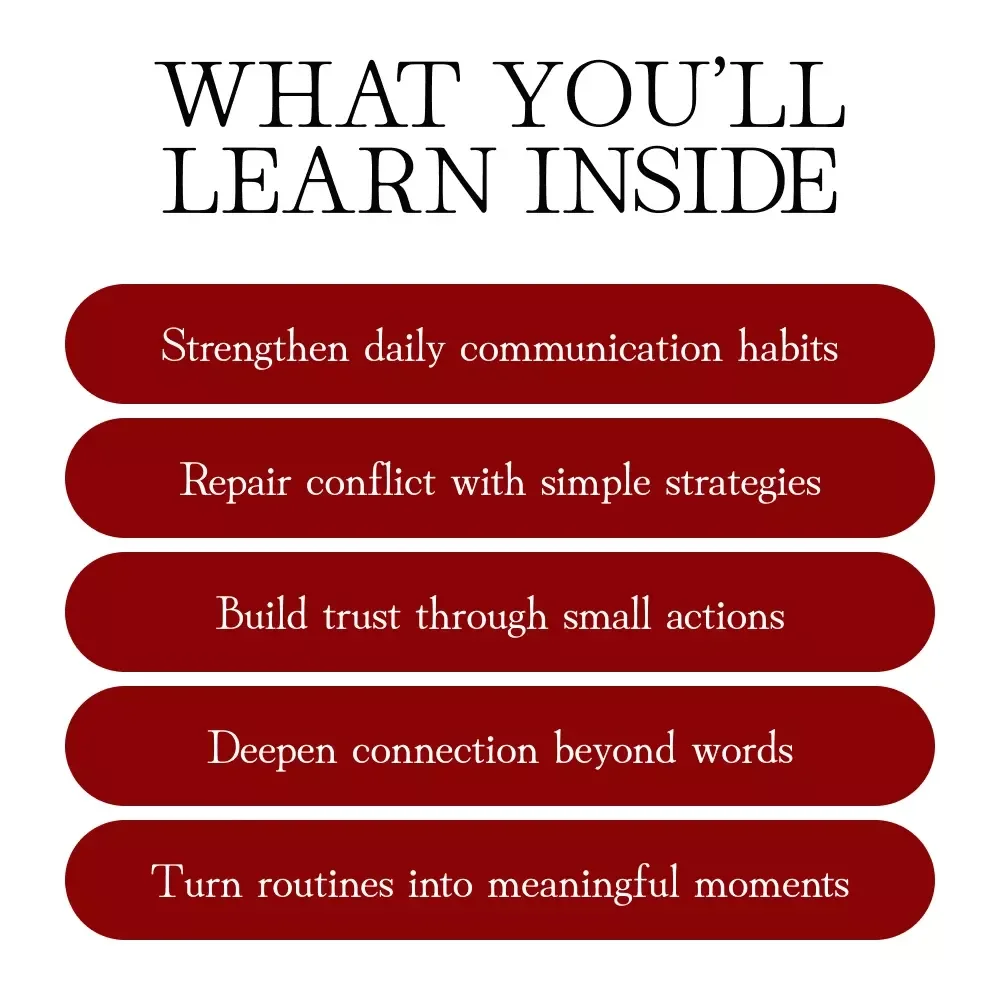 Closer Than Words: A Practical Guide to Building Emotional Intimacy | Relationship eBook, Couples Guide, Digital Download for Communication & Connection