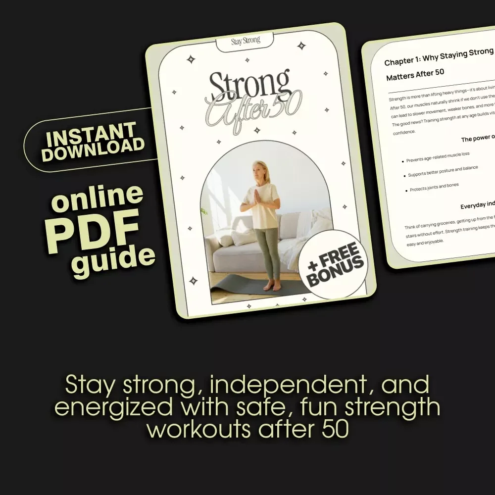 Strong After 50: The Complete Guide to Workouts for People Over 50 to Stay Strong, Independent & Energized | Safe Strength Training, AI Workout Plans & Motivation Tips