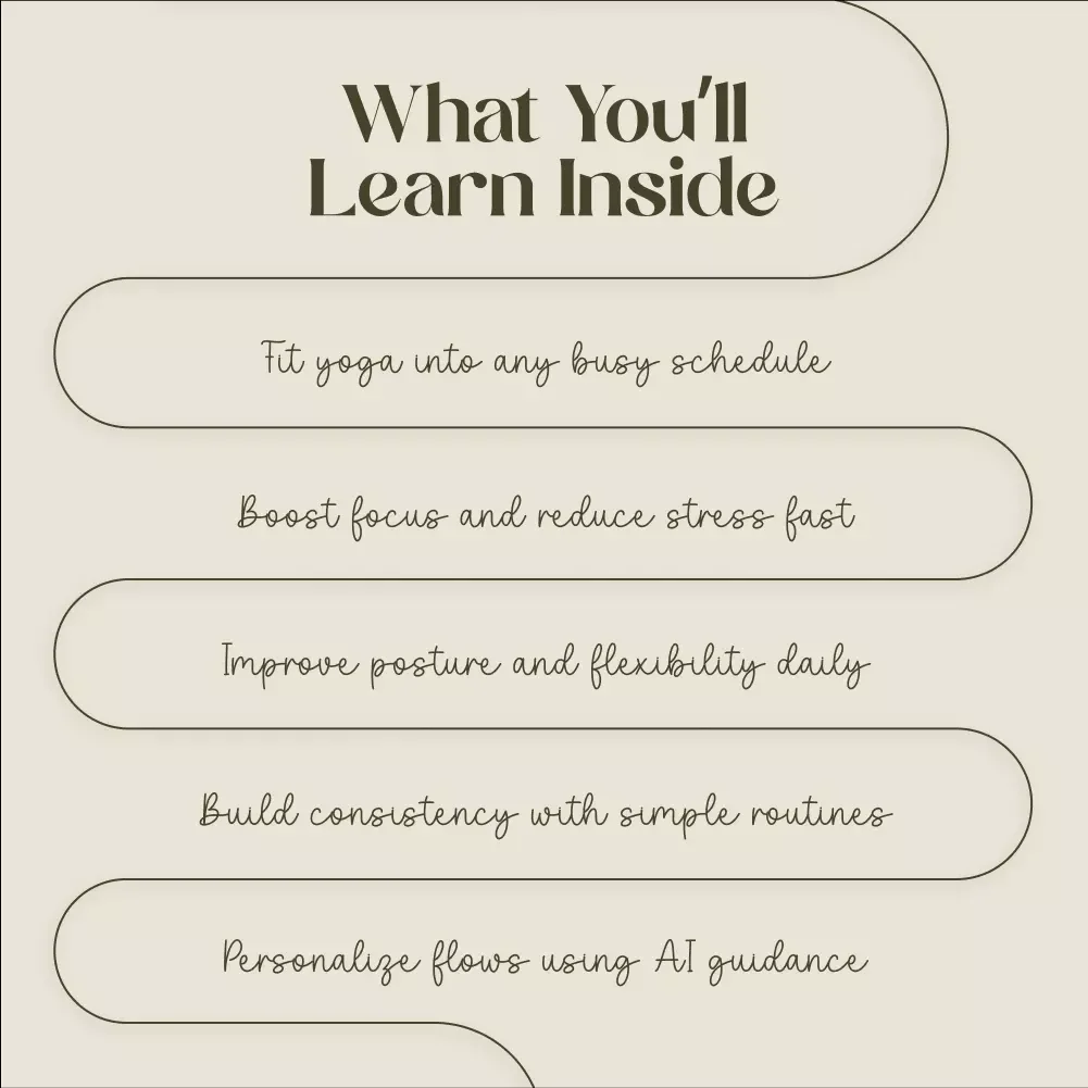 10-Minute Reset: Quick Yoga Flow for Busy Minds & Bodies | Instant Download Yoga Guide, eBook & Daily Wellness Checklist