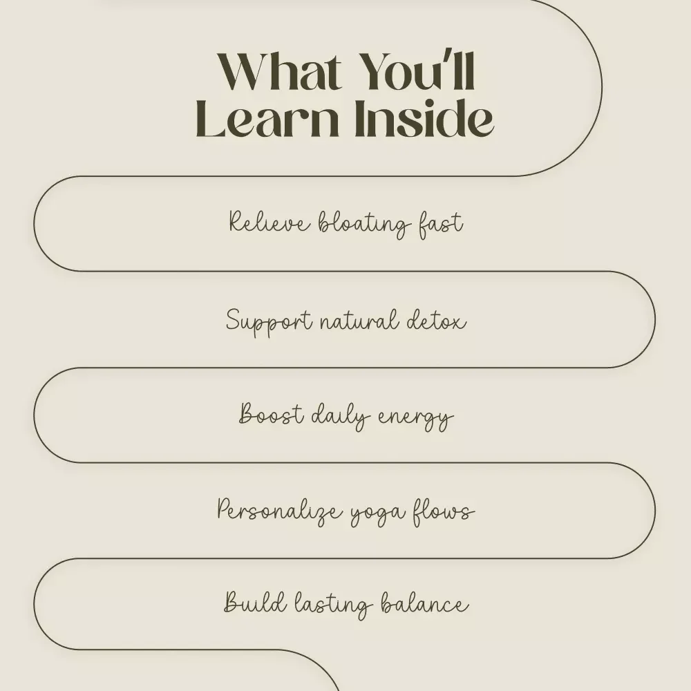 Flow Light: Yoga Detox Sequences to Ease Bloating and Restore Balance | Digital Yoga Guide for Digestion Relief & Mind-Body Detox | Gentle & Deep Yoga Detox Flows to Reduce Bloating | AI-Powered Personalized Practice
