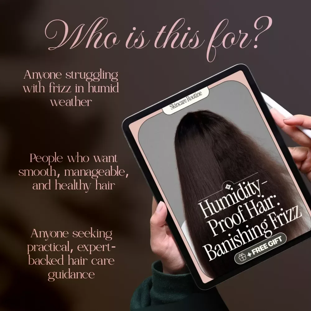 Humidity-Proof Hair: Banishing Frizz – Ultimate Anti-Frizz Guide, eBook, Checklist for Frizz-Free Styling, Humidity Hair Care, Hair Routine, Styling Tips