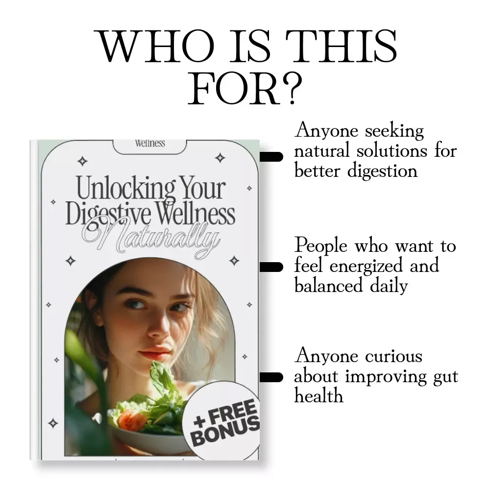 Unlocking Your Digestive Wellness Naturally | Gut Health eBook | Digital Download Guide to Gut-Friendly Foods, Lifestyle Habits & Holistic Healing