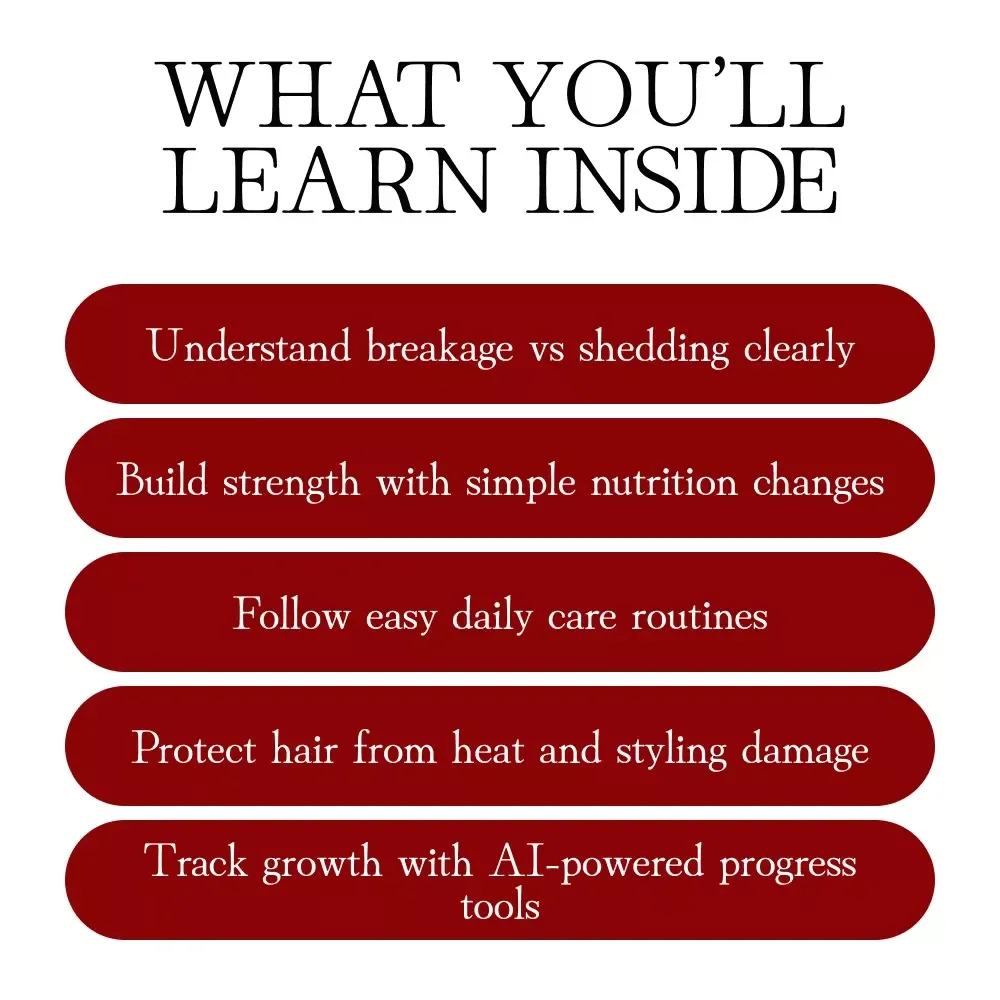 Stronger Strands: A Practical Guide to Preventing Hair Breakage | Digital Download eBook, Hair Care Routine, Nutrition for Healthy Hair, Scalp Health & Anti-Breakage Checklist