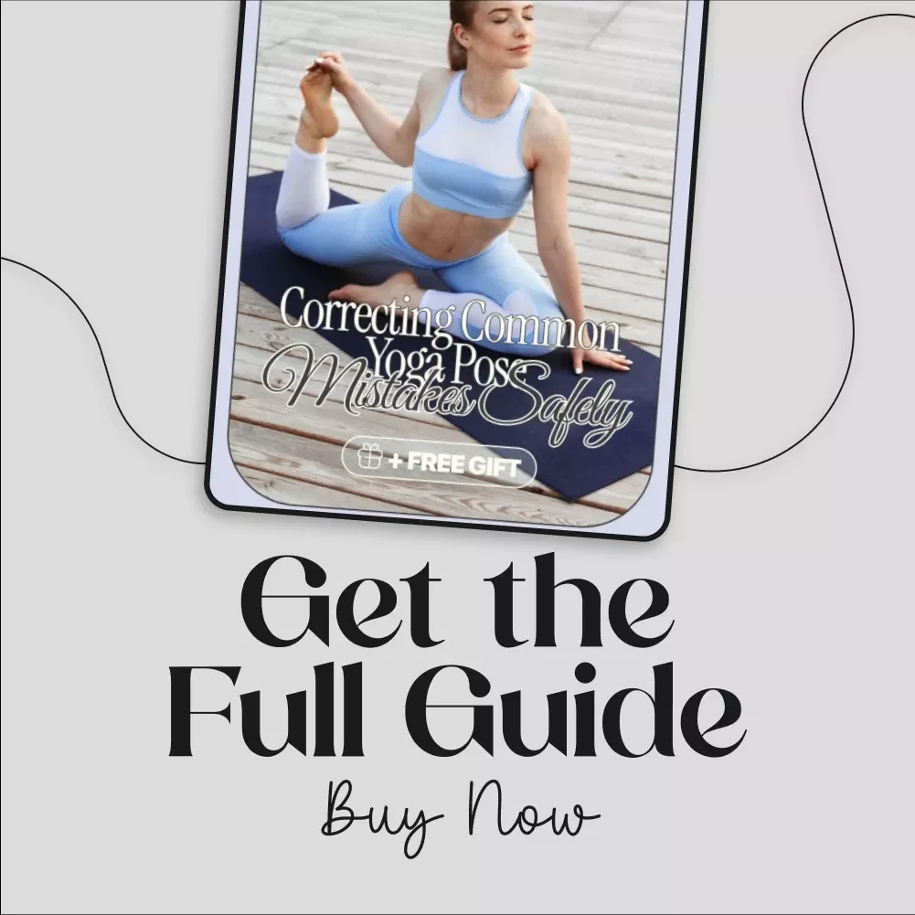 Correcting Common Yoga Pose Mistakes Safely | Yoga Alignment eBook | Digital Download Guide for Beginners and Instructors | Improve Posture, Prevent Injuries, Enhance Practice