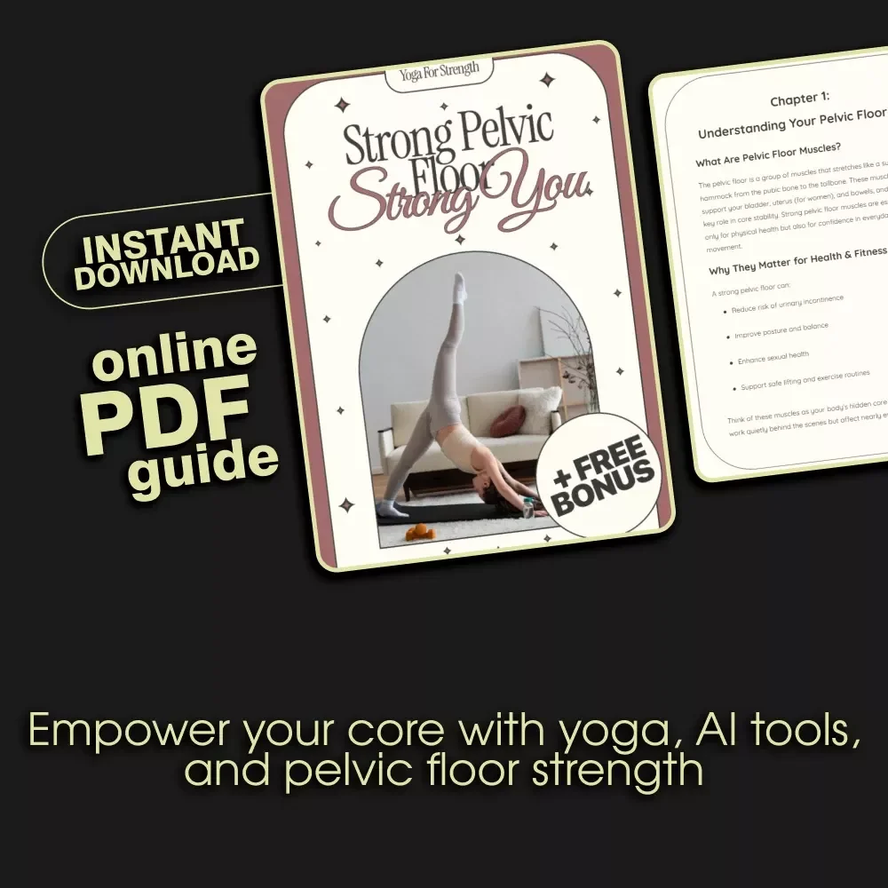 Strong Pelvic Floor, Strong You: Your Ultimate Guide to Pelvic Health with Yoga and AI Support