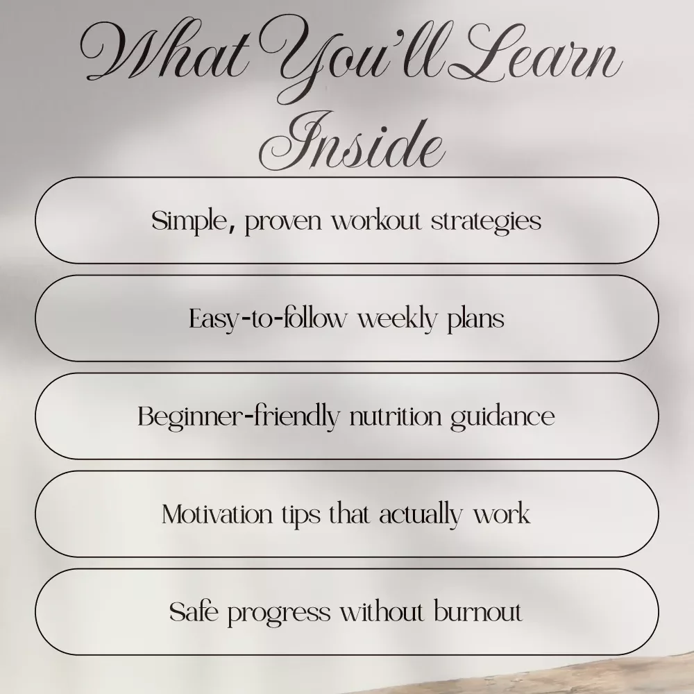 Weight Loss Fitness Plan That Actually Works | Beginner-Friendly Step-by-Step eBook | Digital Download Weight Loss Fitness Plan for Beginners