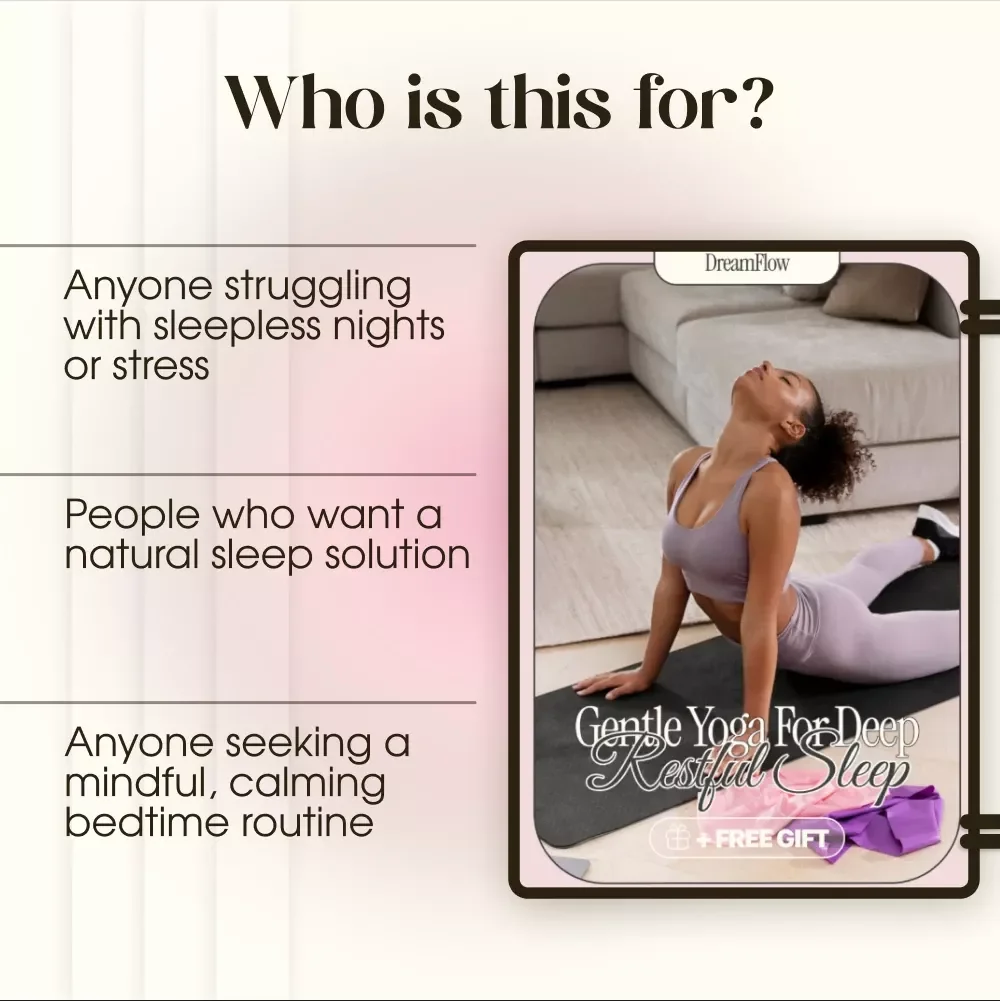 Gentle Yoga for Deep, Restful Sleep: A Complete eBook Guide to Better Sleep with Yoga Flows, Breathwork, and More