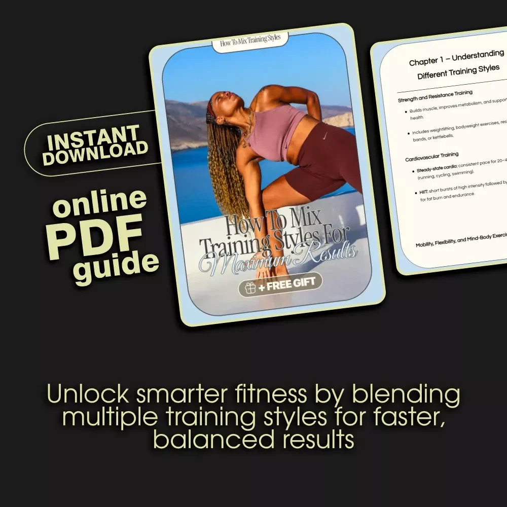 How to Mix Training Styles for Maximum Results | Hybrid Workout Guide | Digital Fitness eBook for Designing Custom Plans | Learn How to Mix Different Training Styles for Strength, Cardio & Mobility