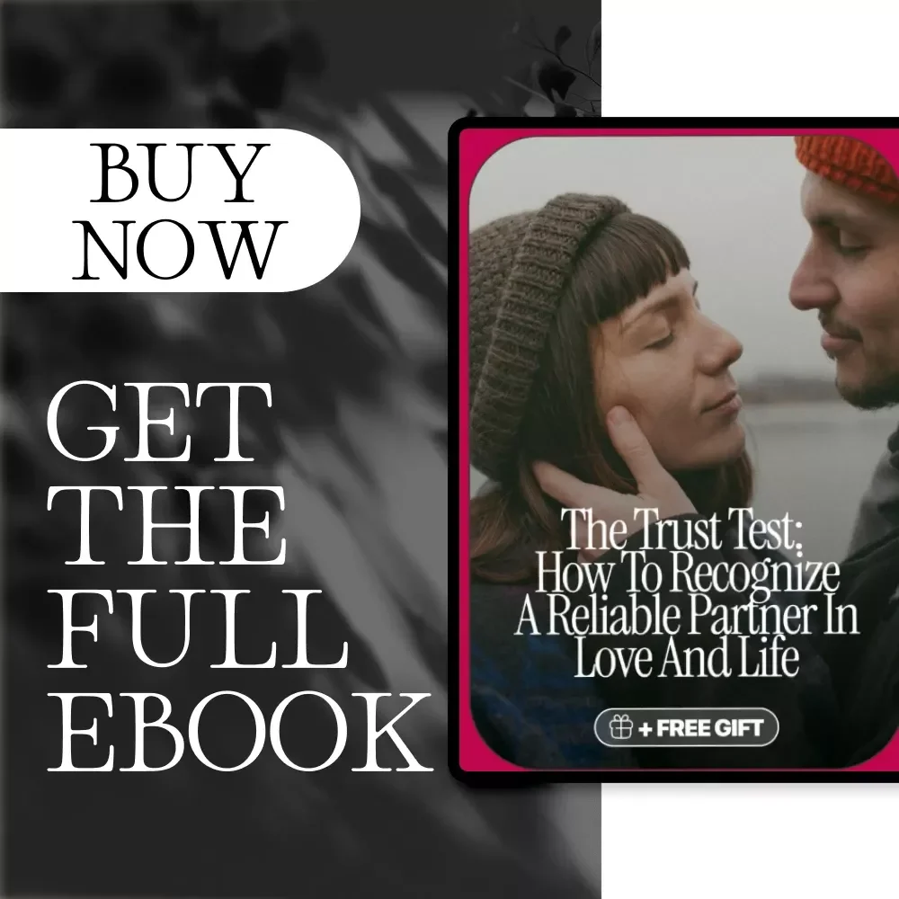 The Trust Test: How to Recognize a Reliable Partner in Love and Life | Relationship eBook, Digital Guide, Trust Checklist, Dating Red Flags, Love & Relationships