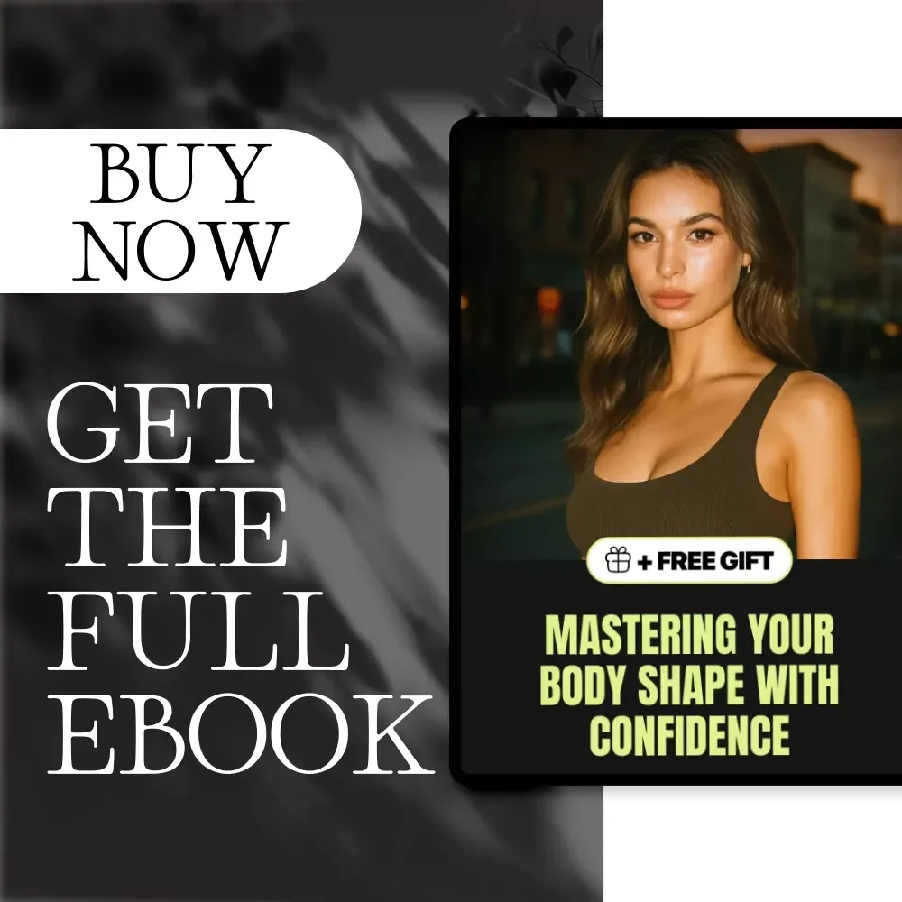 Mastering Your Body Shape with Confidence | Style Guide & eBook on How to Dress for Your Body Shape, Fashion Proportions, Outfit Balance, and Confidence in Color