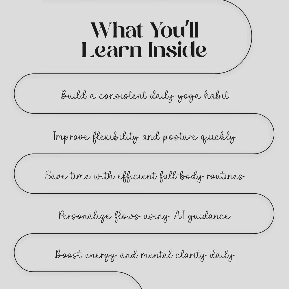 20-Minute Recharge: Full-Body Yoga Flow | Digital Yoga Guide for Beginners & Busy Professionals | Instant Download Wellness eBook with AI-Powered Sequences & Daily Habit Tips