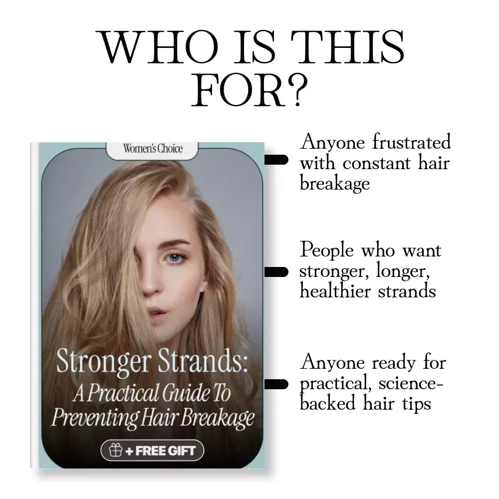Stronger Strands: A Practical Guide to Preventing Hair Breakage | Digital Download eBook, Hair Care Routine, Nutrition for Healthy Hair, Scalp Health & Anti-Breakage Checklist