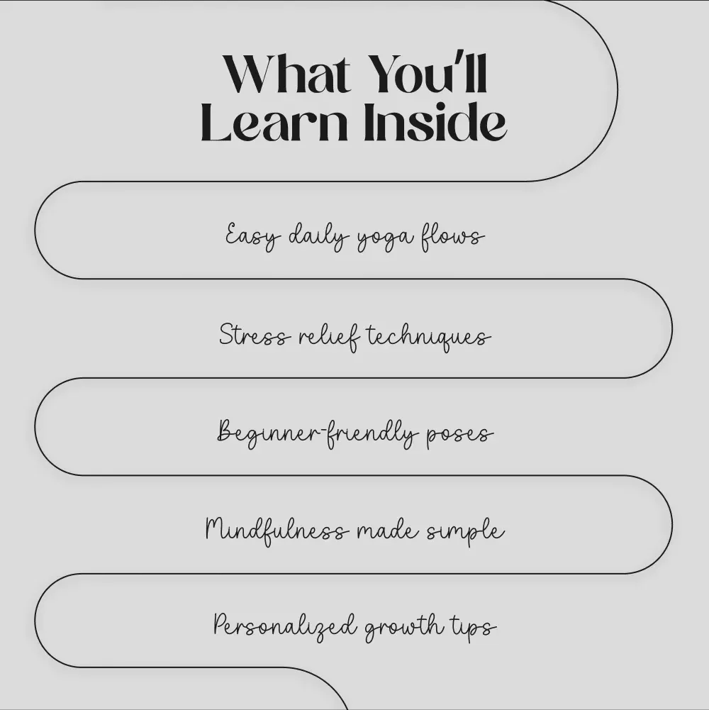 Breathe & Flow: Your Home Yoga Journey for Beginners | Yoga eBook for Relaxation, Mindfulness, Meditation & Fitness | Digital Download Guide