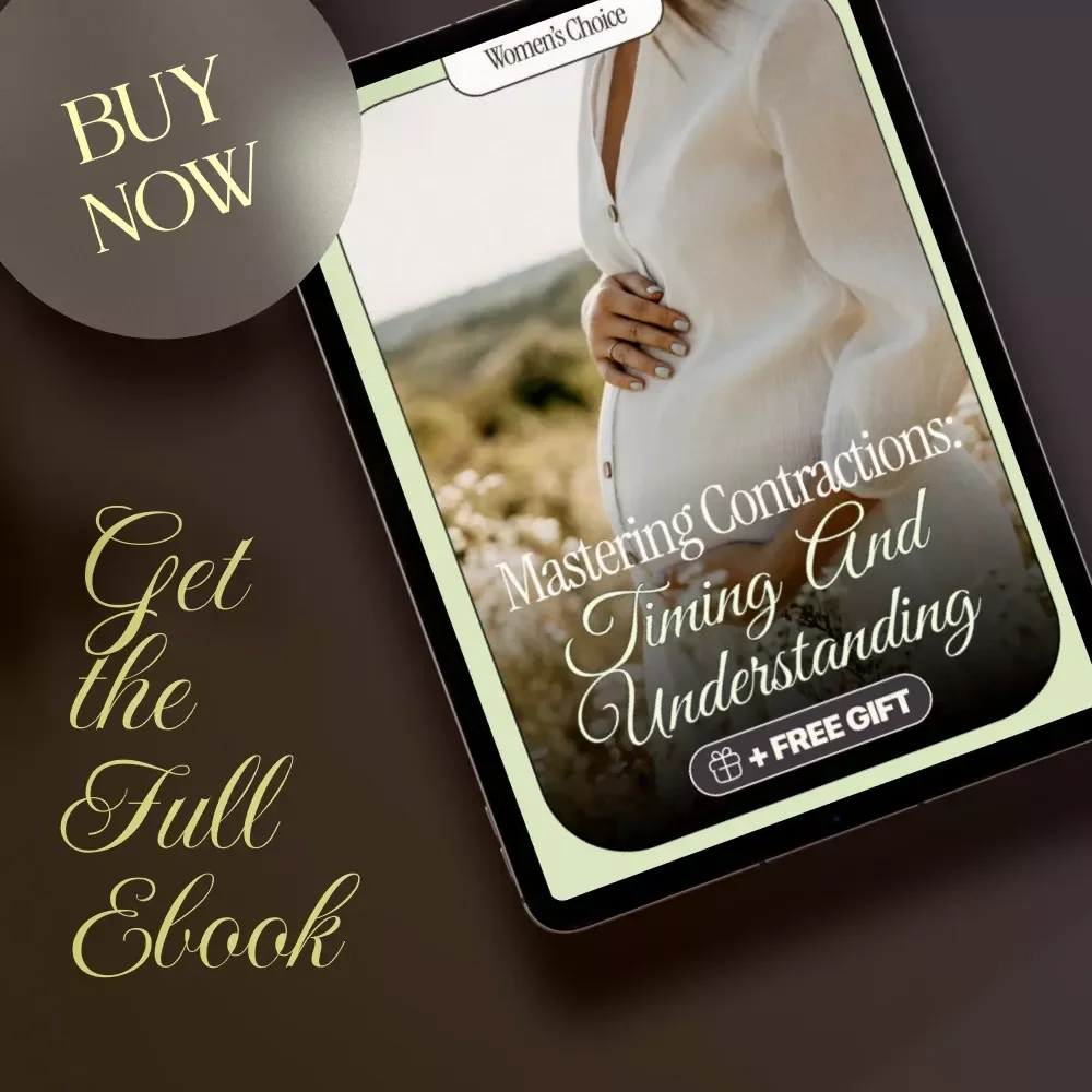 Mastering Contractions: Timing and Understanding | Pregnancy Guide Ebook for Expecting Mothers | Digital Download on Understanding Contractions and Their Timing