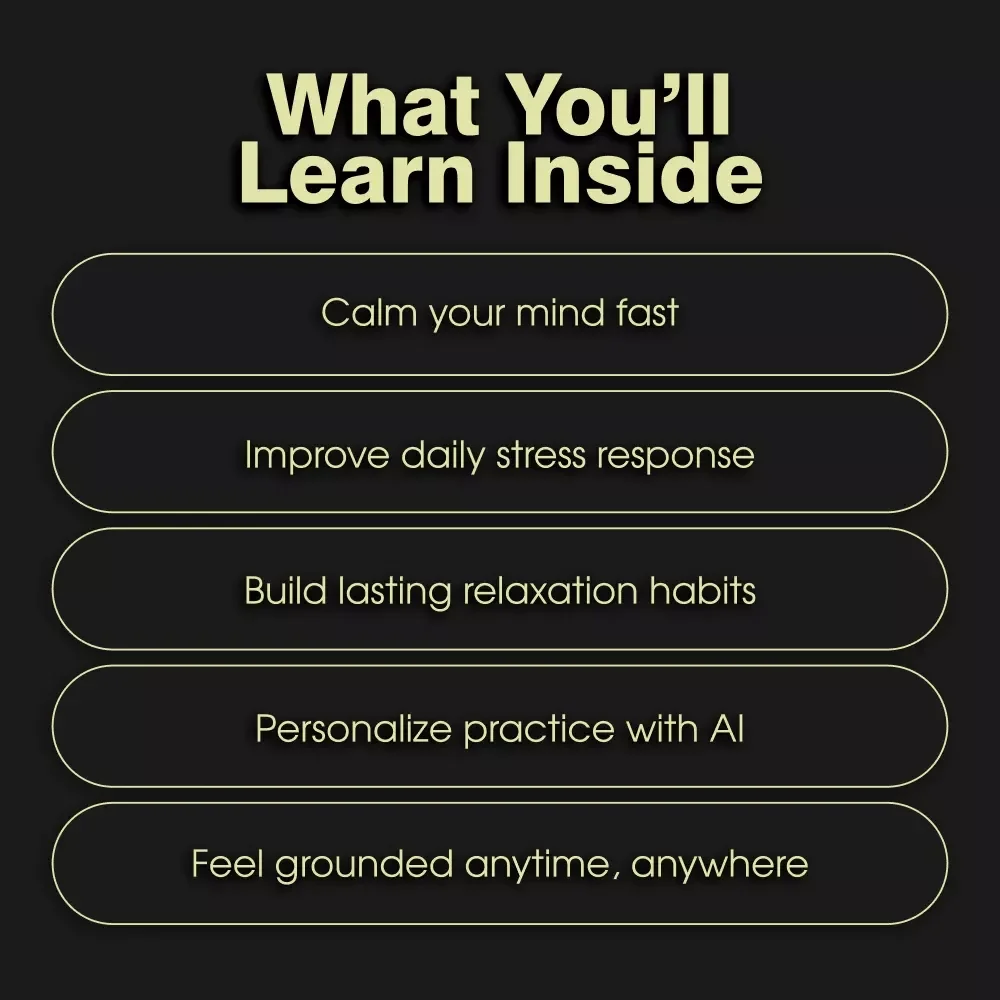 Reset & Relax: Yoga for Your Nervous System | Digital Yoga Guide for Stress Relief, Mindfulness & Calm | Yoga to Calm the Nervous System | Instant Download
