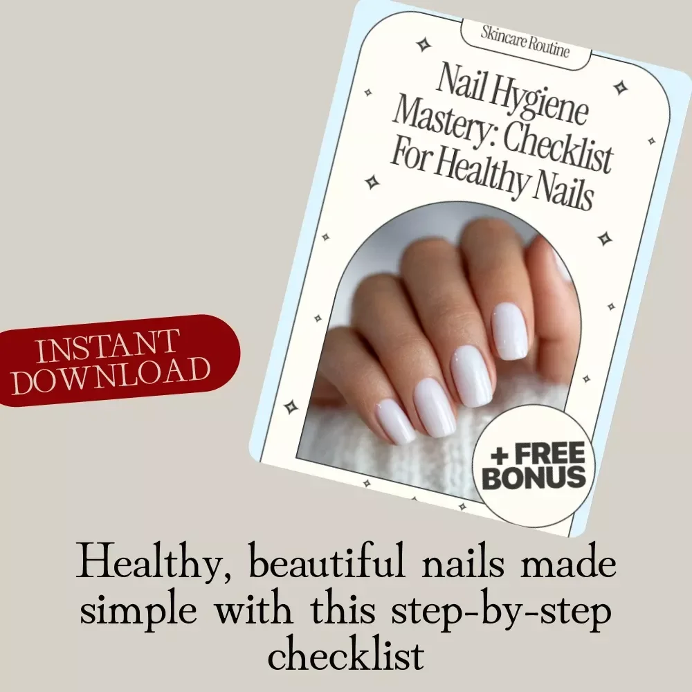 Nail Hygiene Mastery: Checklist for Healthy Nails | Digital Download eBook & Guide | Best Practices for Nail Hygiene