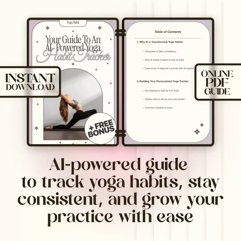 Your Guide to an AI-Powered Yoga Habit Tracker | Digital Guide for Building Consistency & Motivation
