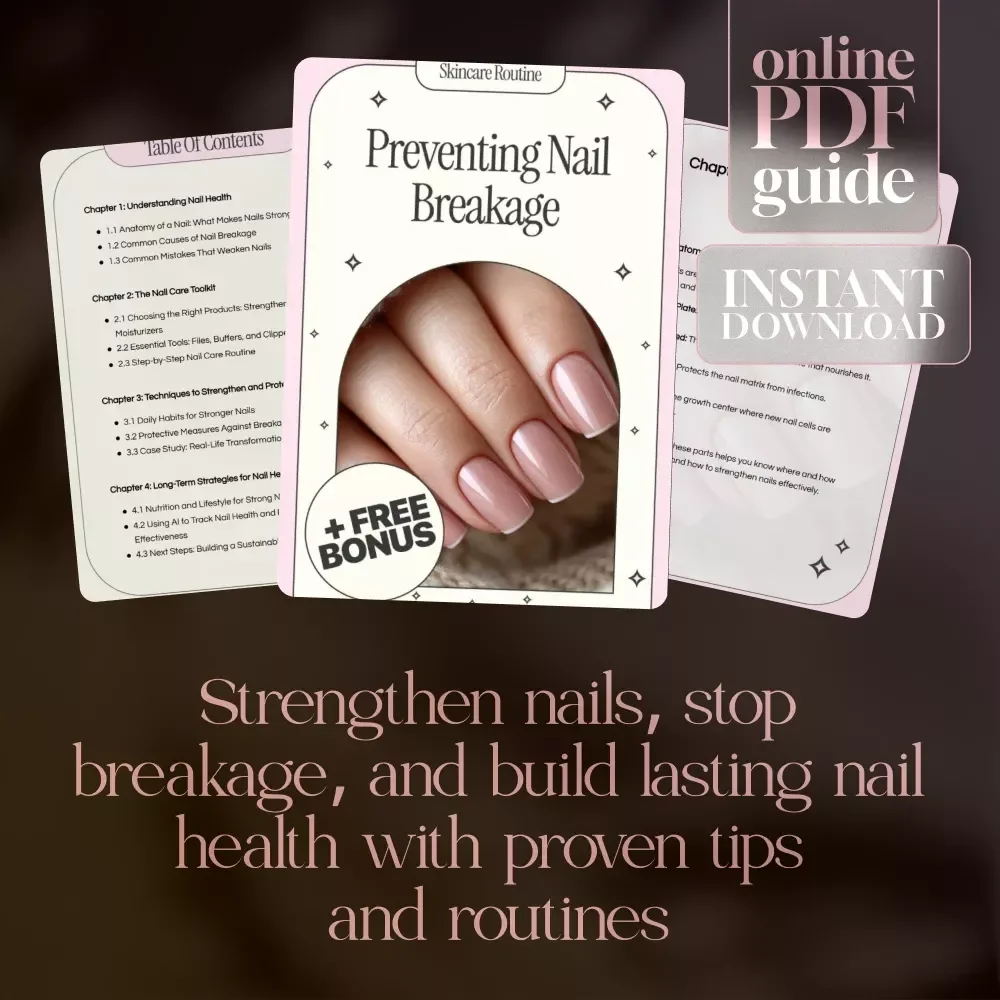 Preventing Nail Breakage Guide | Digital Download | How to Prevent Nail Breakage eBook for Strong, Healthy Nails