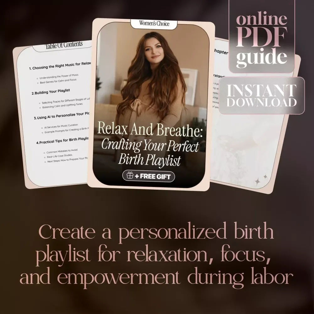 Relax and Breathe: Crafting Your Perfect Birth Playlist 🎶 | Guide for Creating a Birth Playlist for Relaxation, Labor Music Ideas, AI Playlist Tips, and Practical Birth Preparation