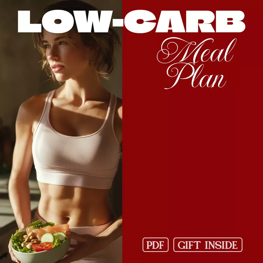 Low-Carb Meal Plan Checklist for Women | Printable Digital Download | Healthy Eating Guide for Women’s Wellness