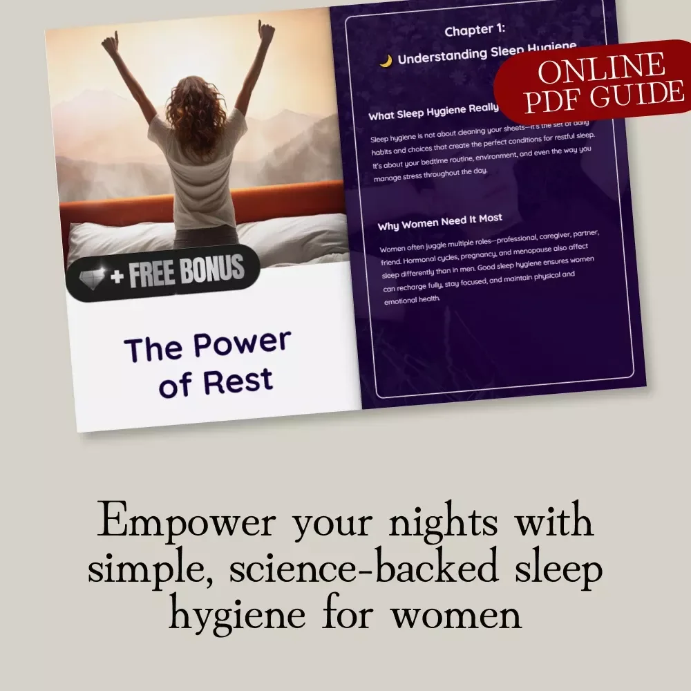 The Power of Rest | Sleep Hygiene Guide for Women | Why Is Sleep Hygiene Important | Digital Wellness eBook