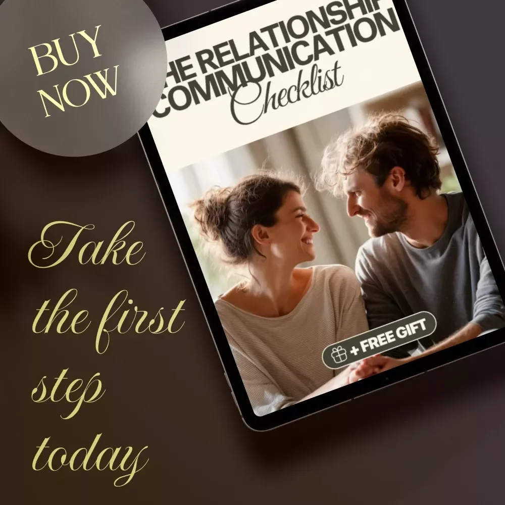 The Relationship Communication Checklist | Digital Download Guide for Couples, Partners & Personal Growth | Improve Conversations, Strengthen Bonds & Build Healthy Relationships