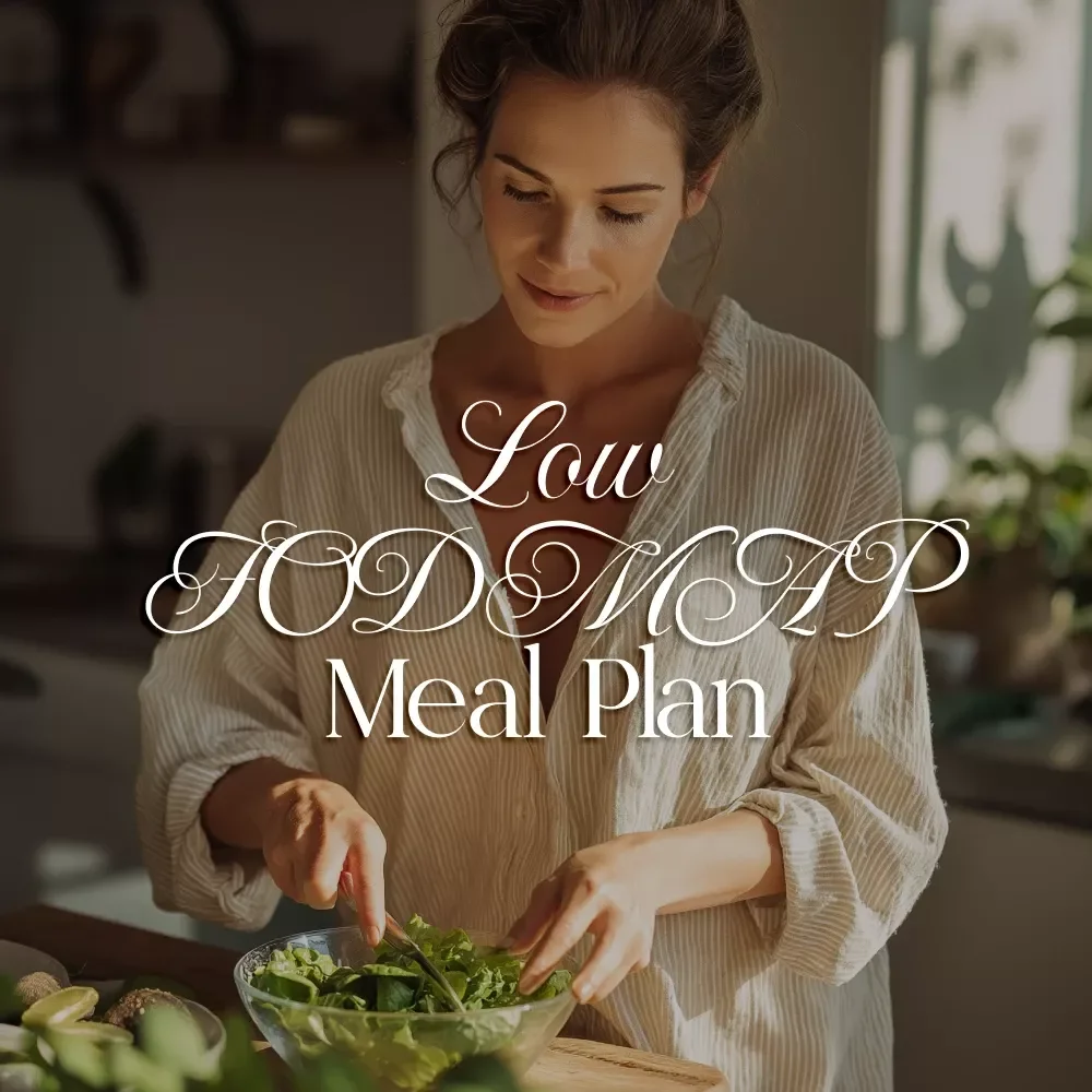 Low FODMAP Meal Plan Checklist for Women | Gut Health & Bloat Relief Digital Download