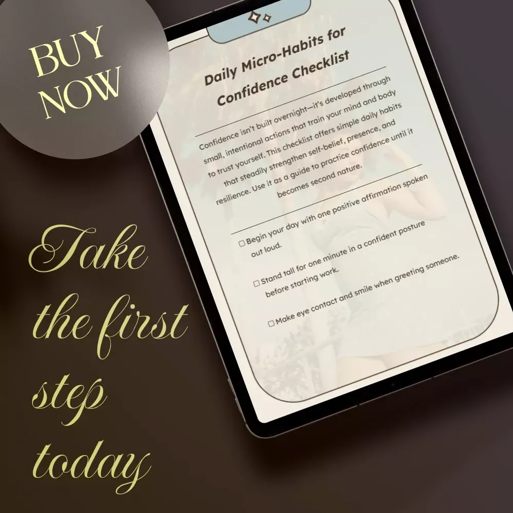 Daily Micro-Habits for Confidence Checklist - Build Daily Confidence with Simple Habits