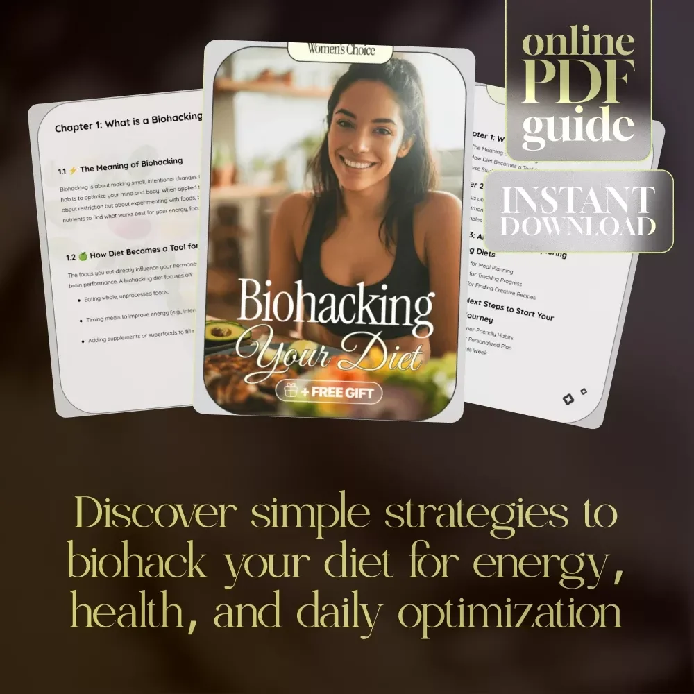 Biohacking Your Diet | Digital Guide for Nutrition, Meal Planning, AI Prompts, Healthy Habits & Lifestyle Optimization