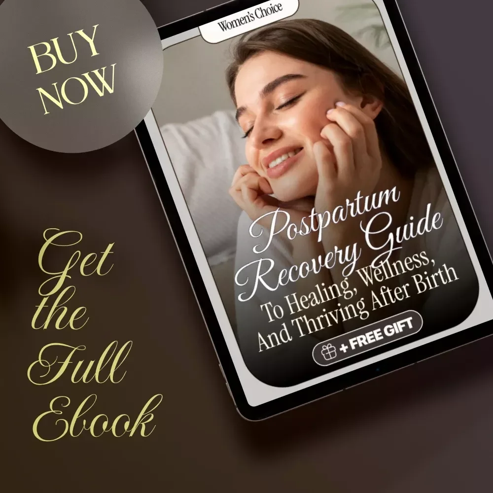 Postpartum Recovery Guide to Healing, Wellness, and Thriving After Birth | Digital Download eBook for New Moms | Postpartum Recovery Wellness & Self-Care