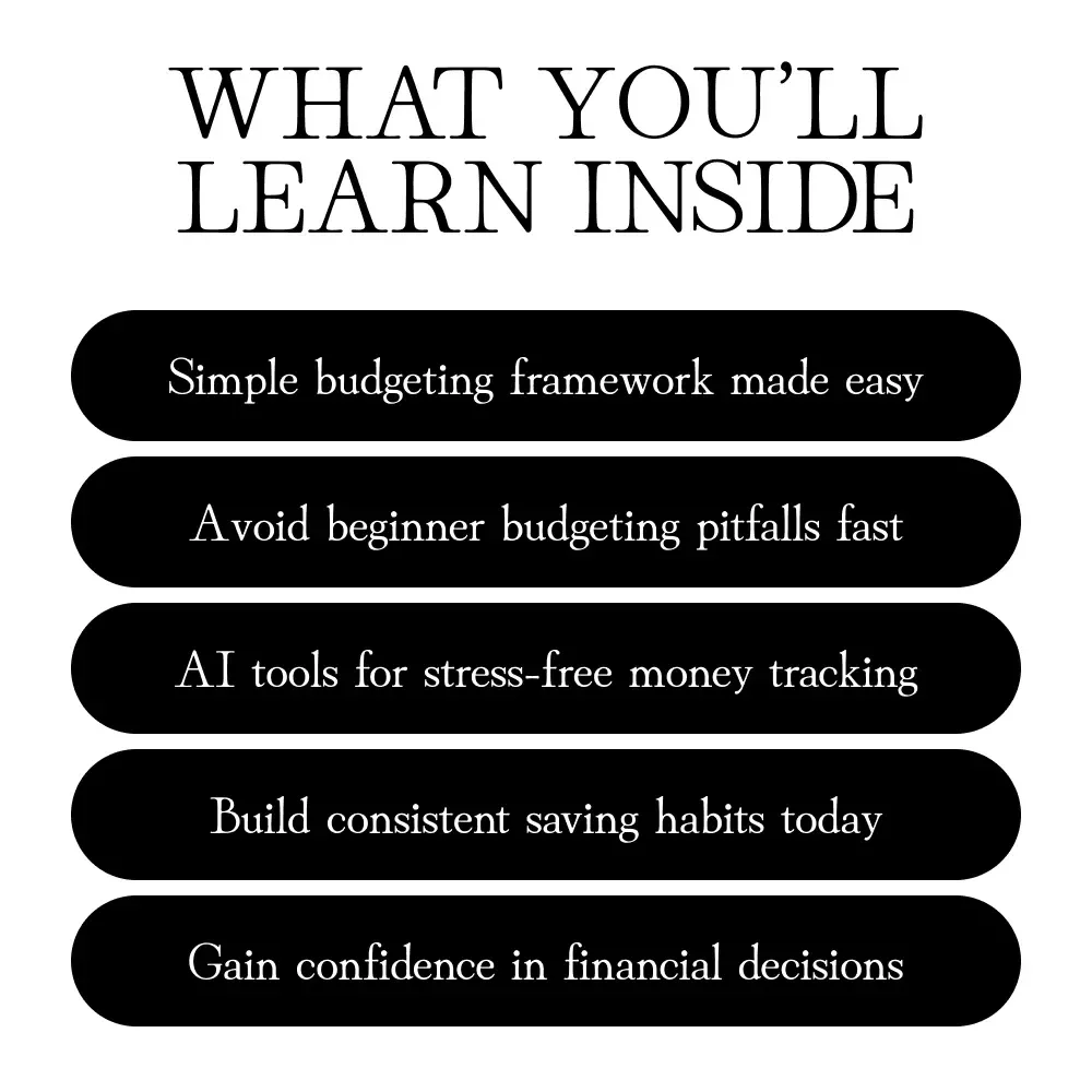 Budget Bliss: Mastering Your Money | Budgeting Basics for Beginners Digital Guide for Smart Money Management