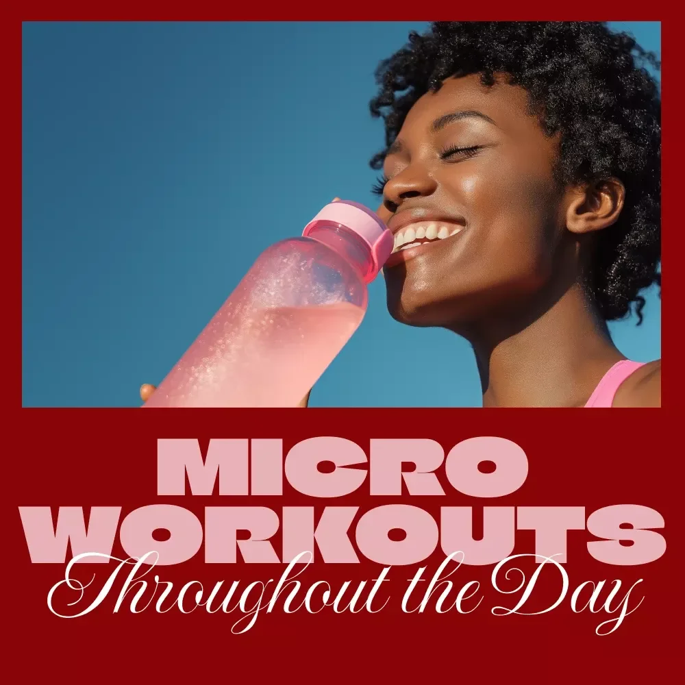 Micro Workouts Throughout the Day | Printable Fitness Checklist | Daily Energy Boost Routines for Home, Office & On-the-Go Wellness