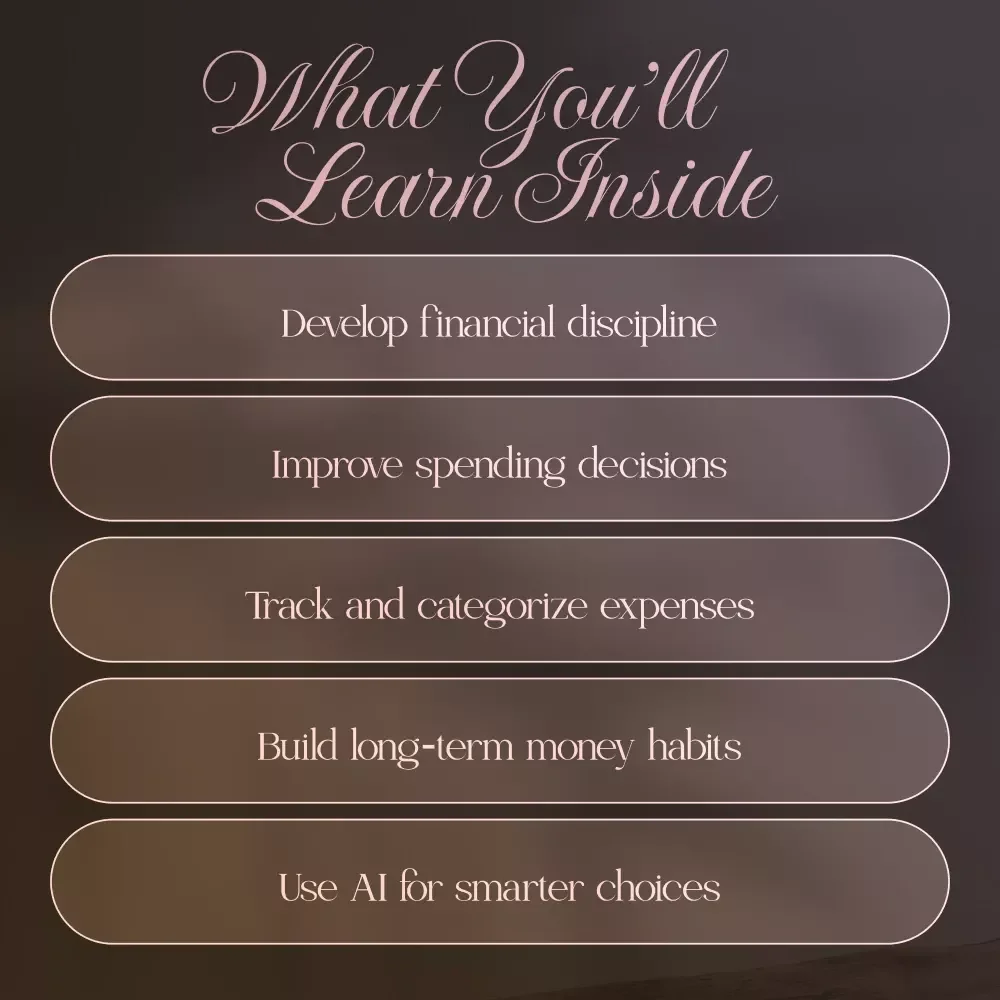 Spend Smart, Live Confident: Money-Savvy Habits Guide for Smart Spending, Financial Discipline & AI-Driven Decisions