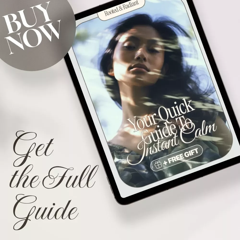 Rooted & Radiant: Your Quick Guide to Instant Calm – Grounding Exercises for Instant Calm, Stress Relief & Mindful Living