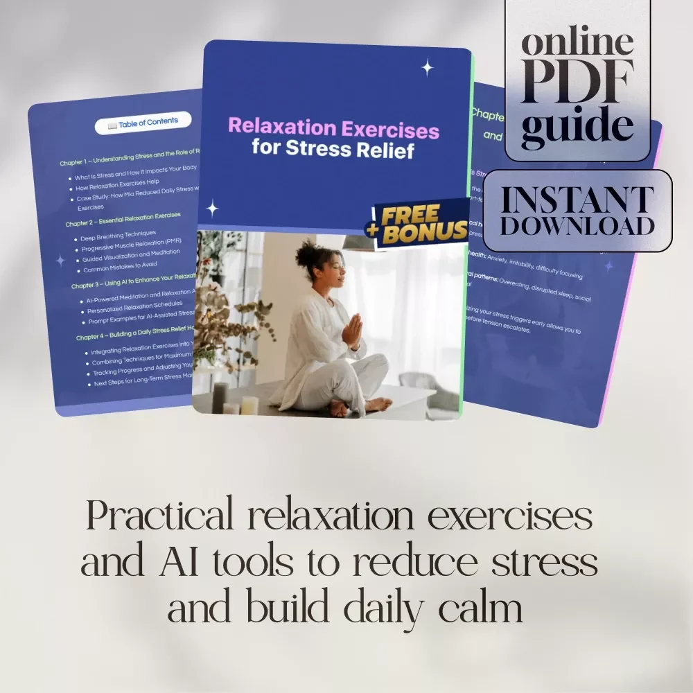 Relaxation Exercises for Stress Relief – Digital Guide for Daily Calm, Stress Management, and Relaxation Routine Support