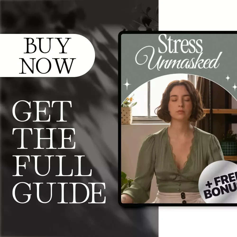 Stress Unmasked | Stress Management Guide for Women | Digital Download Self-Care eBook with AI Prompts & Wellness Checklist