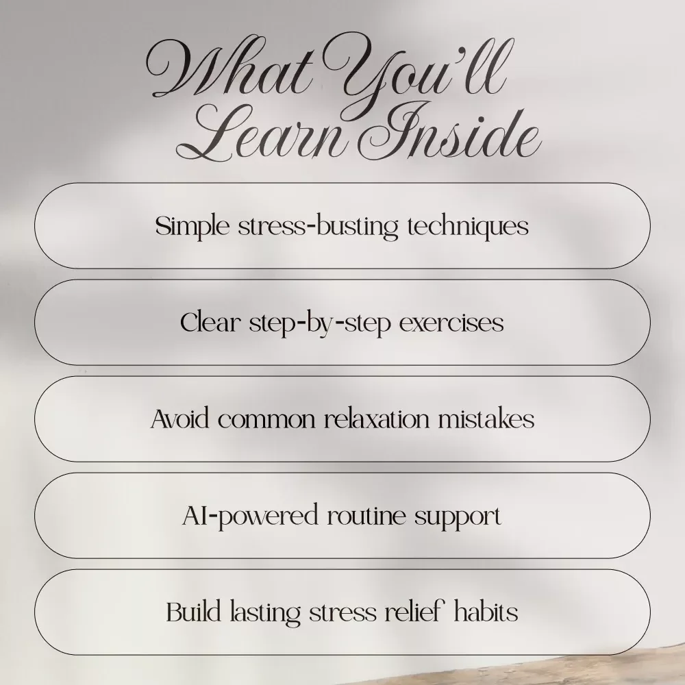 Relaxation Exercises for Stress Relief – Digital Guide for Daily Calm, Stress Management, and Relaxation Routine Support